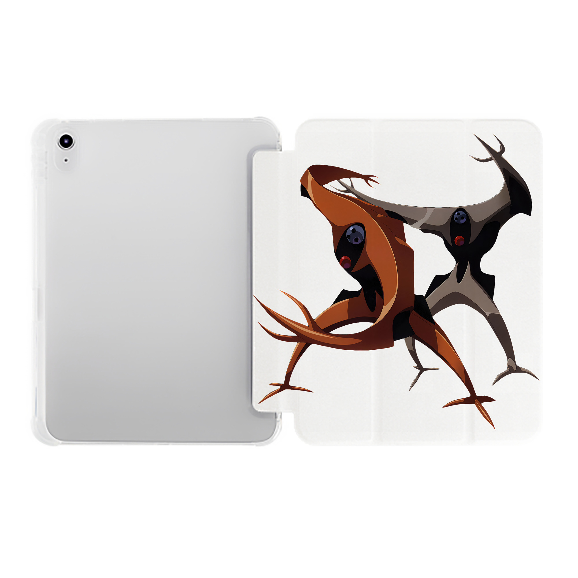 （画像用） EVA 新世紀エヴァンゲリオン IPad ケース ペン収納付き 三つ折りスタンド PUレザー×シリコン 対応機種9.5/10.5/10.9インチ